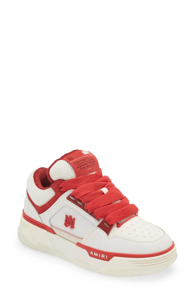 AMIRI MA-1 Platform Sneaker in Red-Red Cover