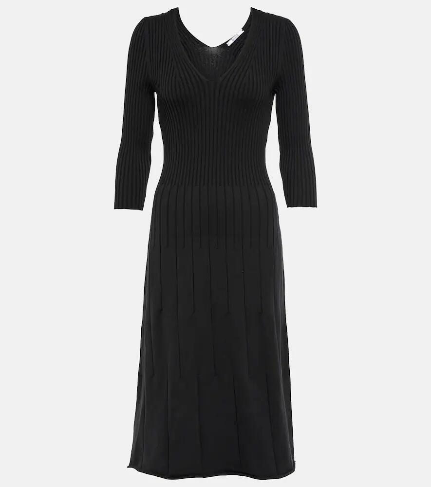 Wolford Ribbed wool-blend midi dress Cover