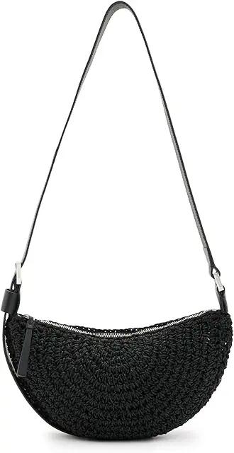 AllSaints Half Moon Xbody (Black) Cross Body Handbags Cover