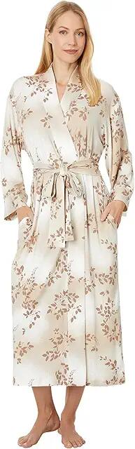 N by Natori Floral Tapestry Robe (Natural) Women's Robe Cover