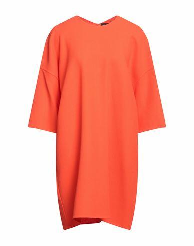 Gianluca Capannolo Woman Mini dress Orange Wool Cover