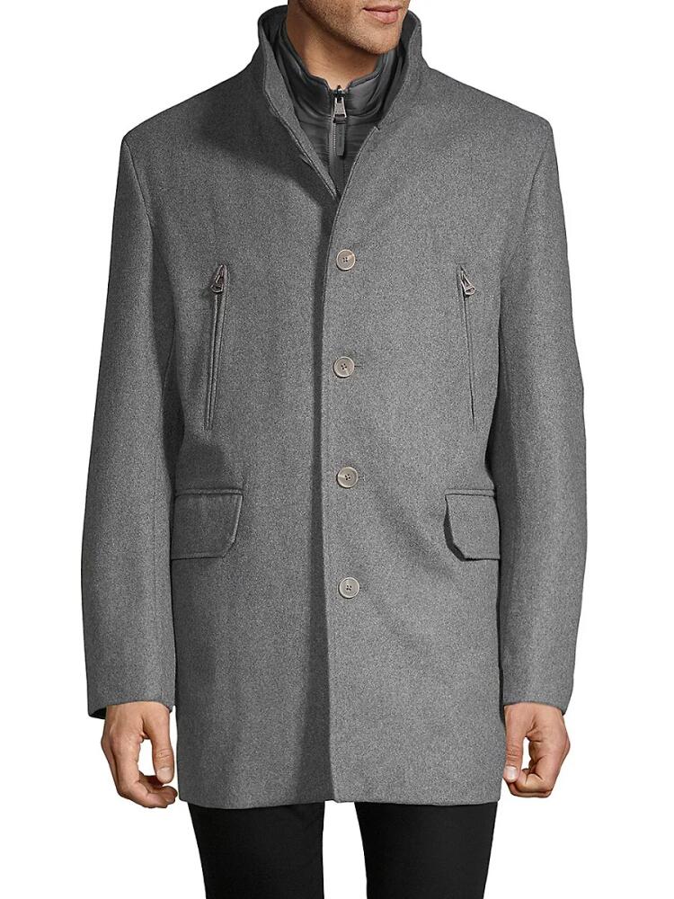 Cole Haan Men's Melton 3-in-1 Jacket - Light Grey Cover