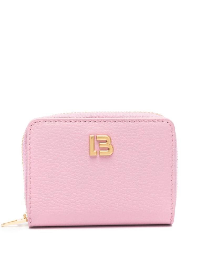 Bimba y Lola logo-plaque leather wallet - Pink Cover