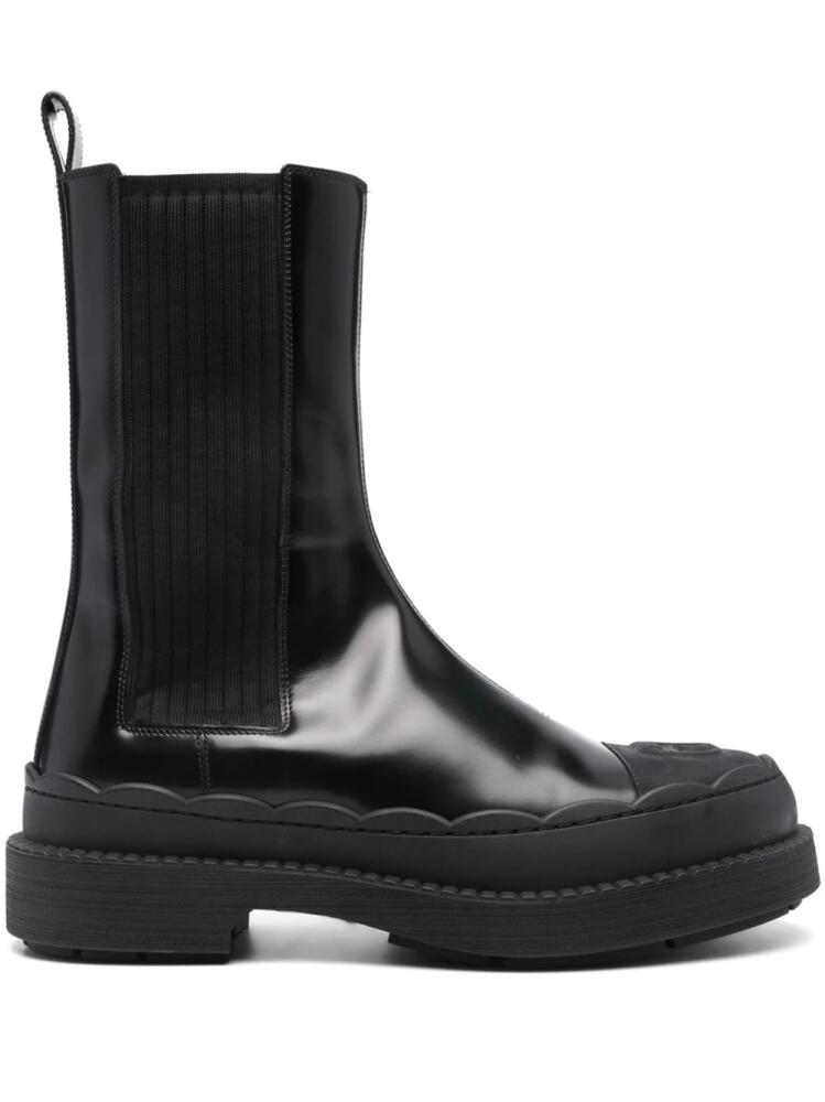 Gucci Interlocking G leather boots - Black Cover