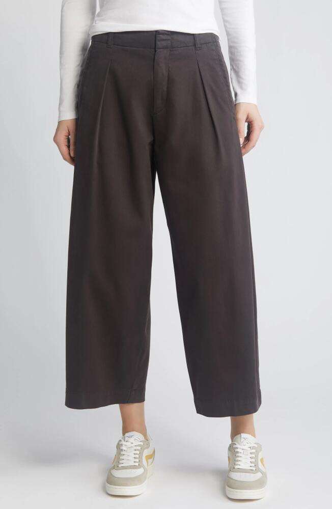 rag & bone Donovan Wide Leg Pants in Washed Black Cover