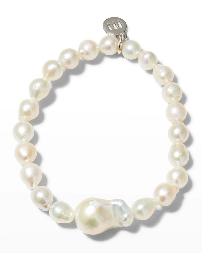 Margo Morrison Mixed Size Baroque Pearl Stretch Bracelet Cover