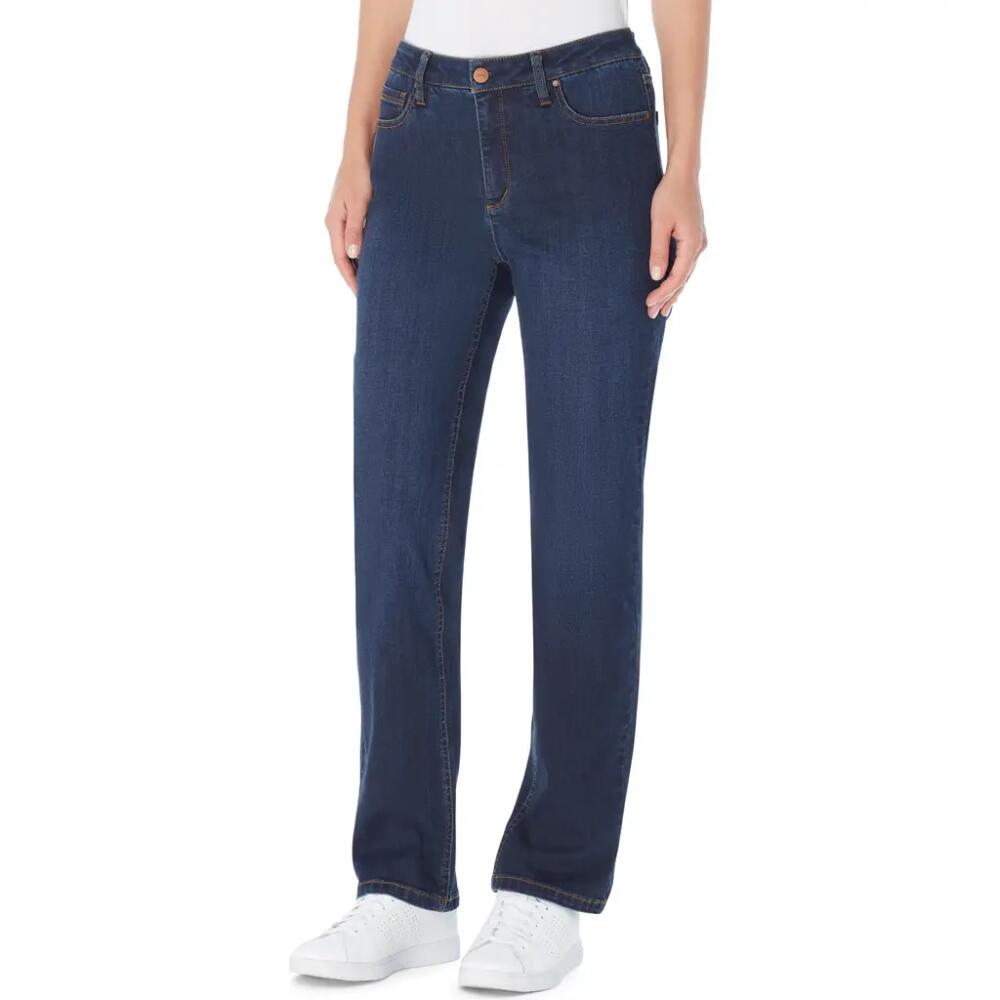 Jones New York Lexington Straight Leg Jeans in Westpoint Wash Cover