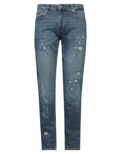 Just Cavalli Man Jeans Blue Cotton, Elastane Cover