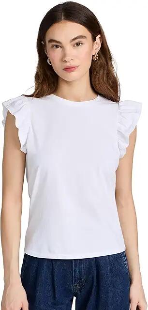 Paige Erissa Tee (White) Women's Clothing Cover