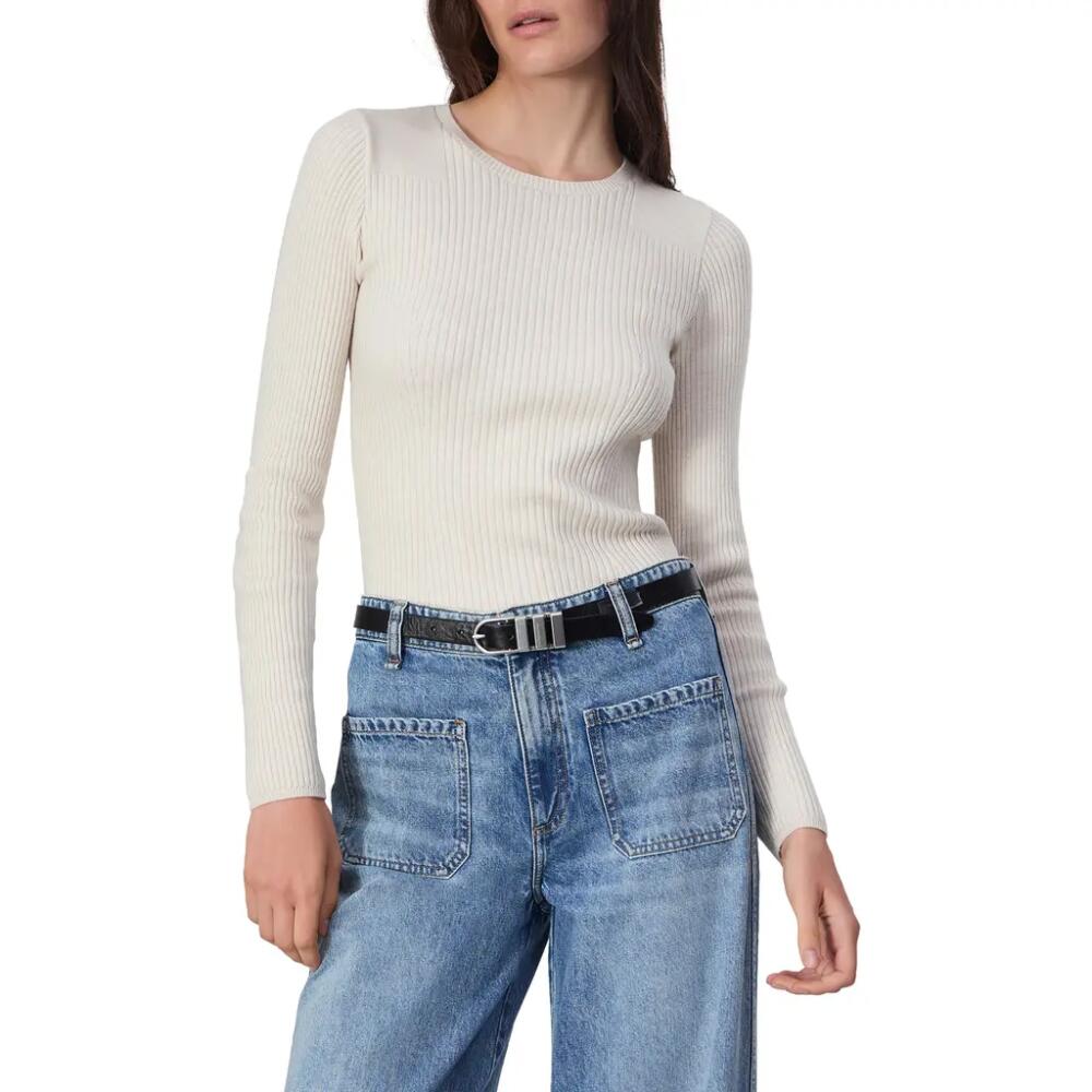 rag & bone Audrina Rib Sweater in White Cover