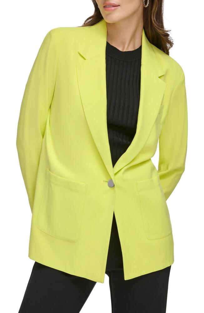 DKNY One-Button Jacket in Limonata Cover