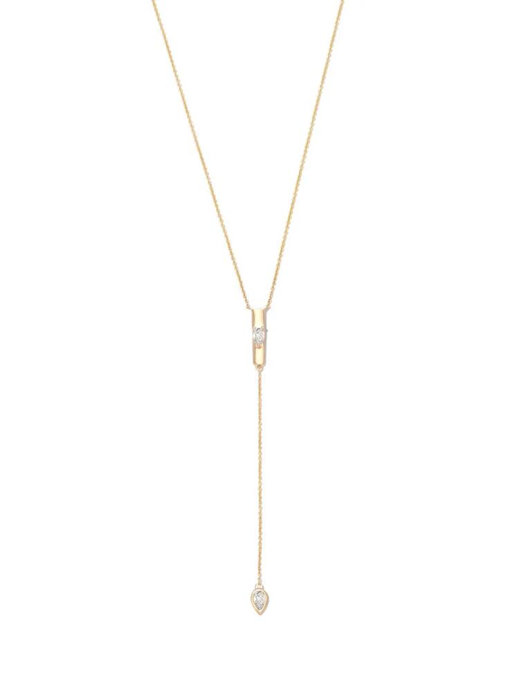 Dana Rebecca Designs 14kt yellow gold Taylor Elaine Pear diamond necklace Cover