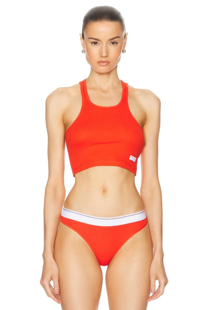 Alexander Wang Cropped Tank in Red Cover