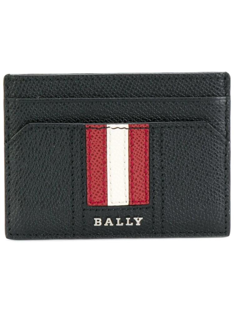 Bally striped leather cardholder - Black Cover