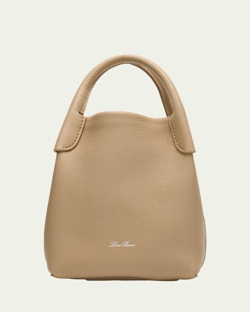 Loro Piana Bale Micro Grain Leather Crossbody Bag Cover