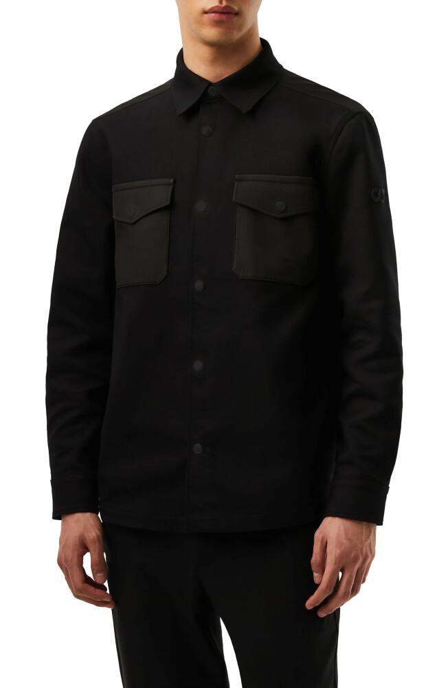 AlphaTauri Nylon Pocket Woven Overshirt in Black Cover