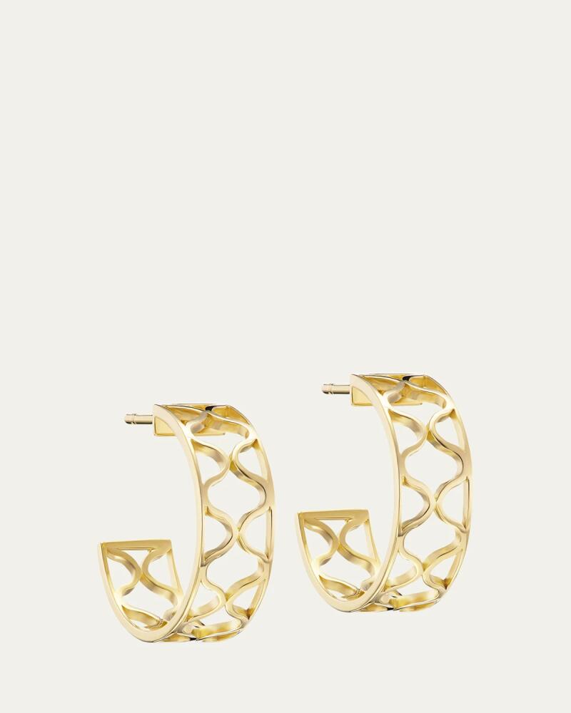 L. Klein Giulia 18K Yellow Gold Hoop Earrings, 18mm Cover