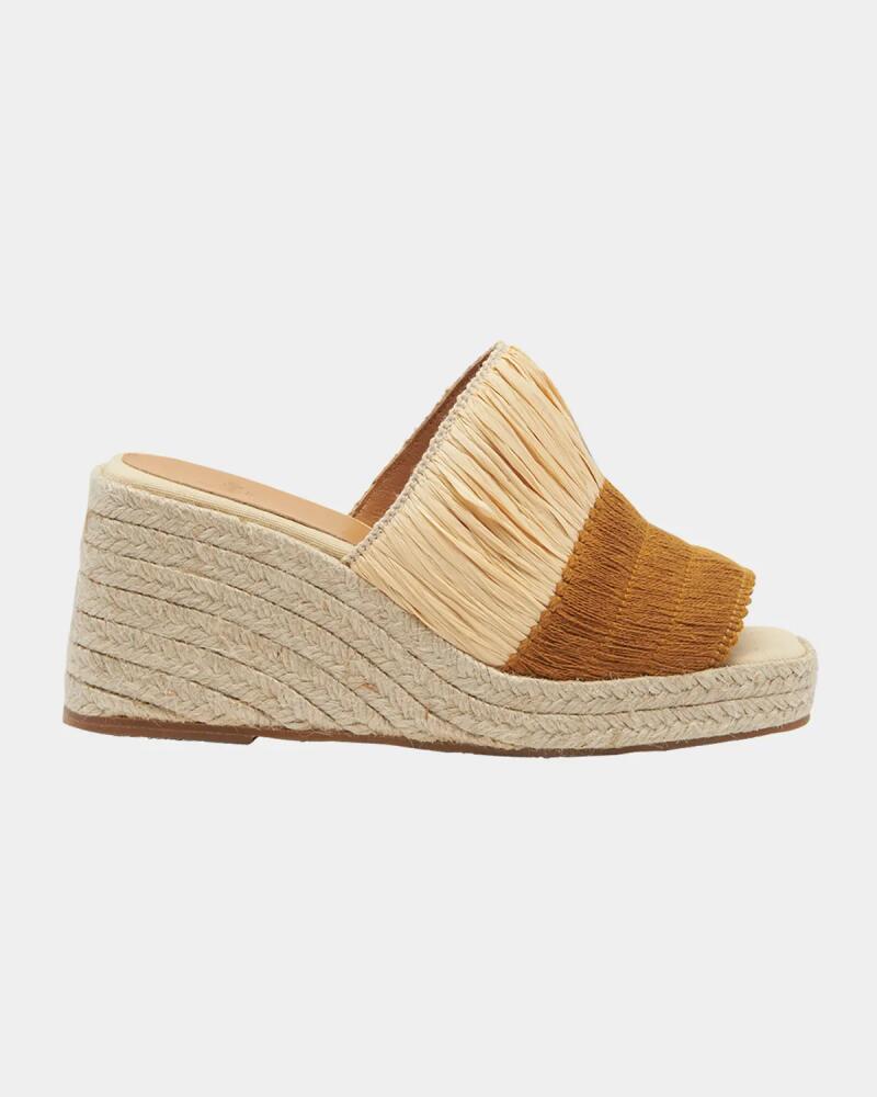 Castaner Tonia Bicolor Raffia Wedge Espadrilles Cover