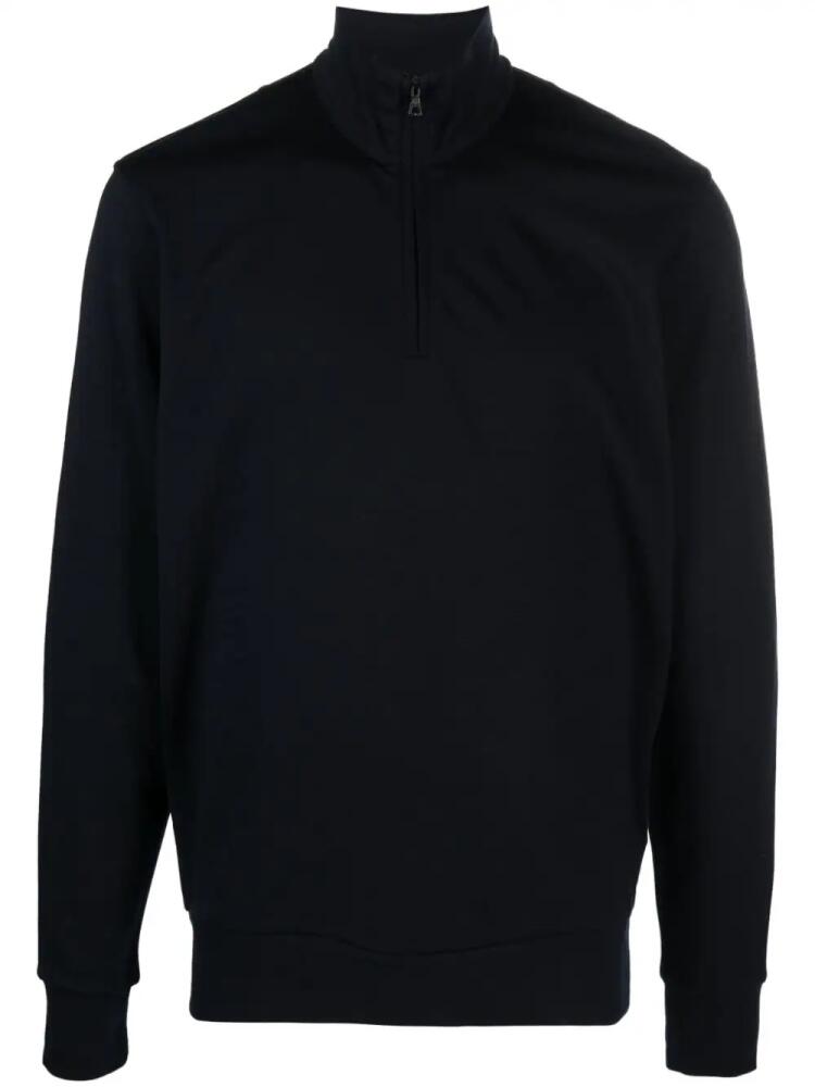 Orlebar Brown half-zip wool jumper - Grey Cover