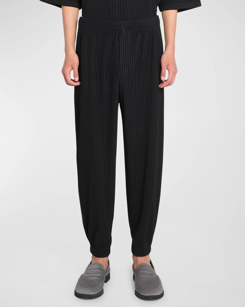 Homme Plisse Issey Miyake Men's MC June Pleated Jogger Pants Cover