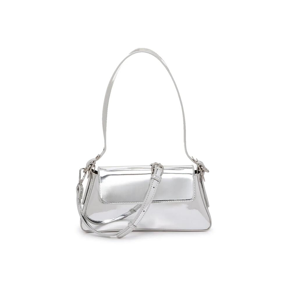 Mix No. 6 Mirrored Metallic Shoulder Bag | Women's | Silver Metallic Cover