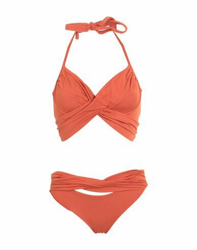 S And S Woman Bikini Rust Polyamide, Elastane Cover