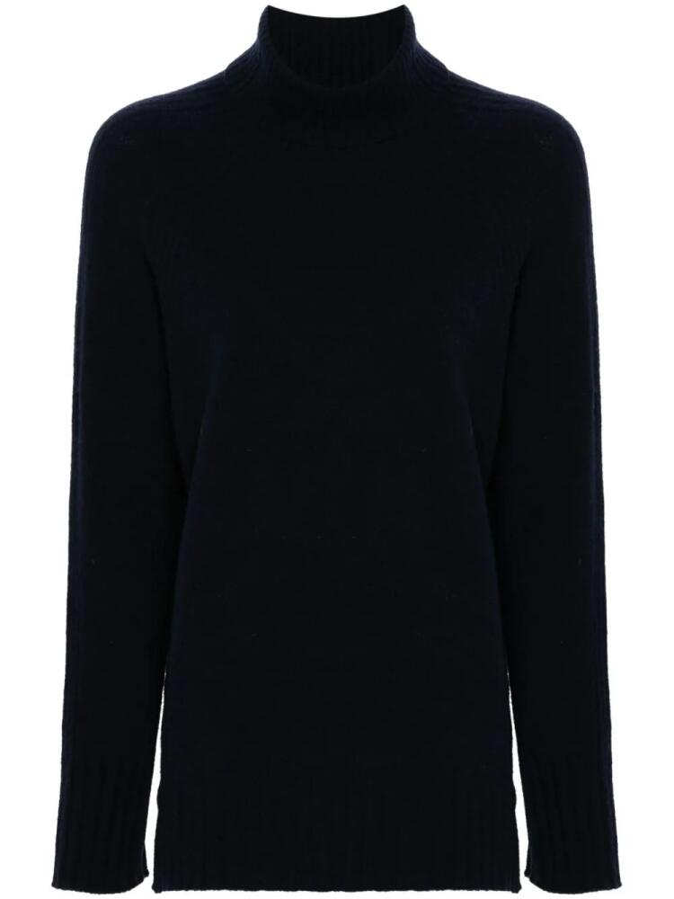 TWINSET roll-neck wool-cashmere blend jumper - Blue Cover