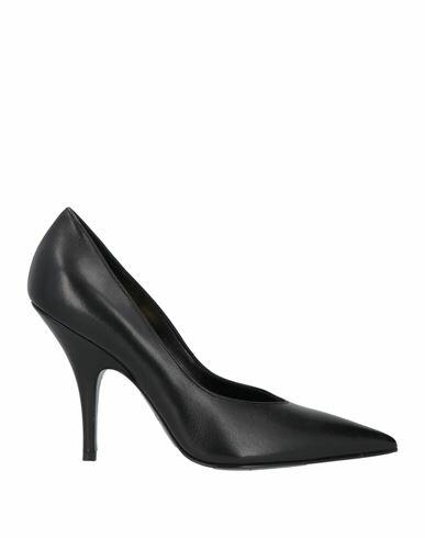 Patrizia Pepe Woman Pumps Black Soft Leather Cover