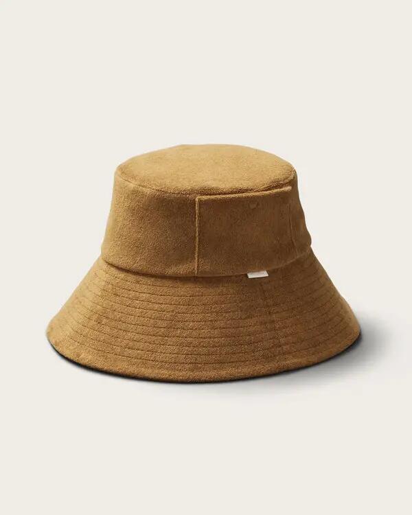 Hemlock Marina Wide Brim Bucket Hat in Coyote Brown Cover