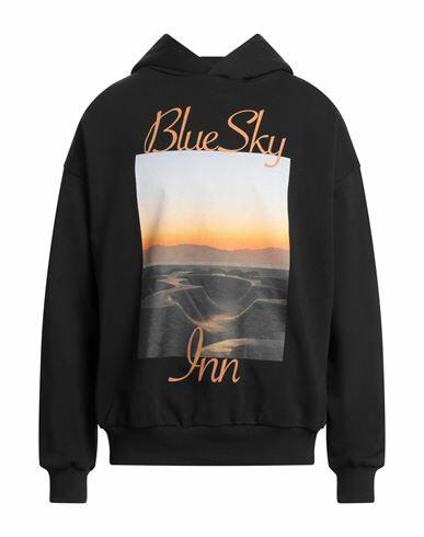 Blue Sky Inn Man Sweatshirt Black Cotton Cover