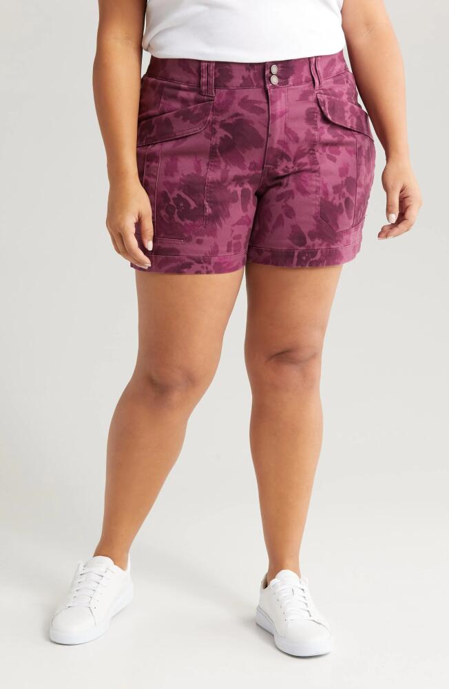 Wit & Wisdom 'Ab'Solution High Waist Shorts in Wild Raspberry Cover