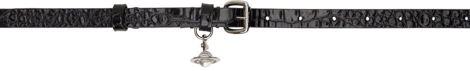 Vivienne Westwood Black Alex Charm Belt Cover