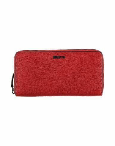 Bric's Woman Wallet Brick red Leather Cover