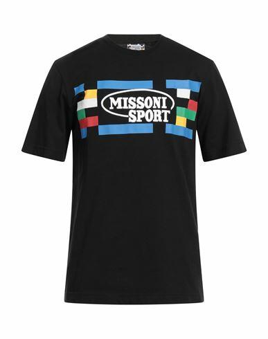 Missoni Man T-shirt Black Cotton Cover