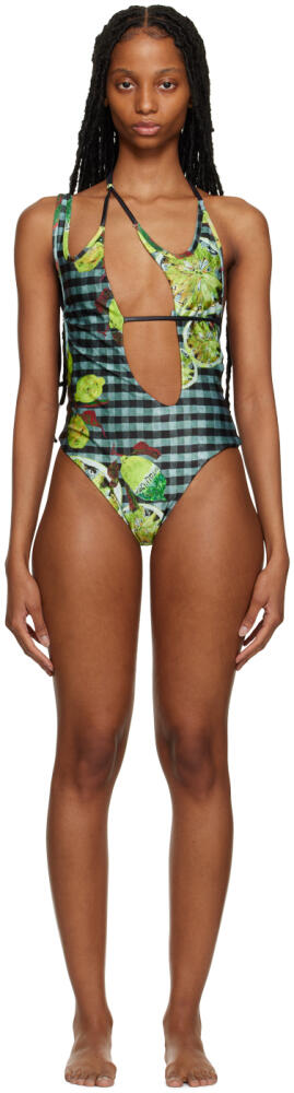 Ottolinger Multicolor Laced One-Piece Swimsuit Cover