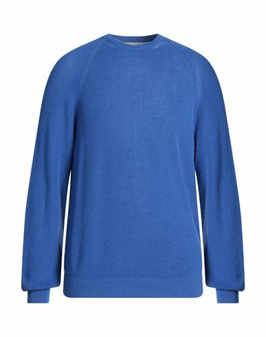 Laneus Man Sweater Blue Cotton Cover