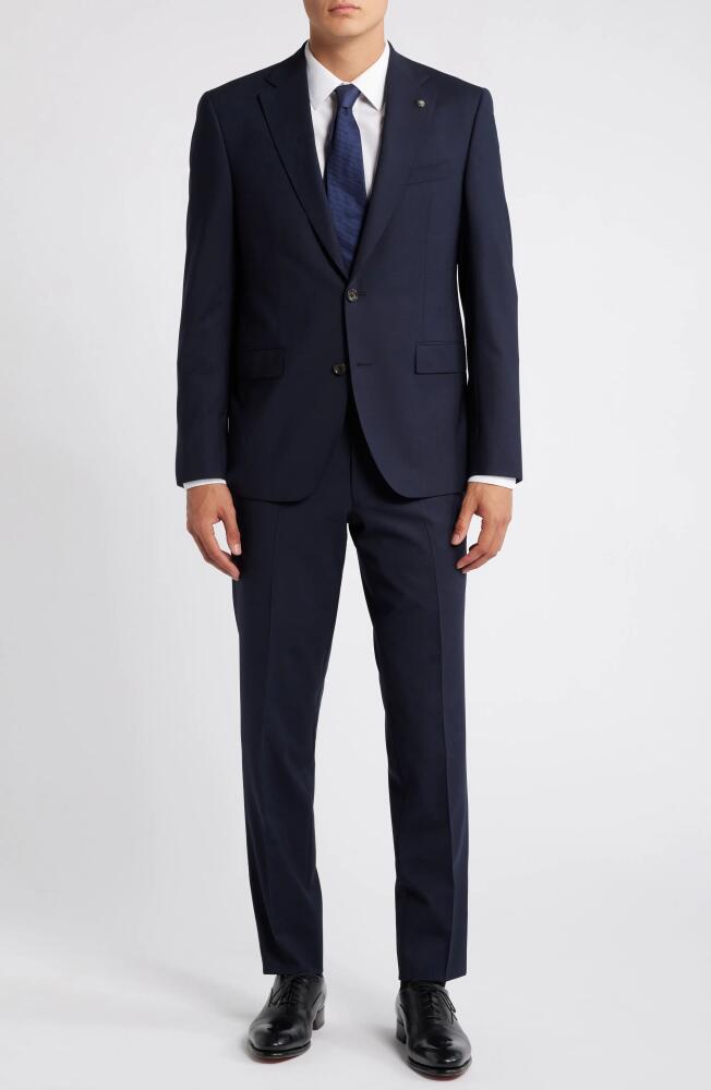 Jack Victor Espirit Solid Stretch Wool Suit in Navy Cover