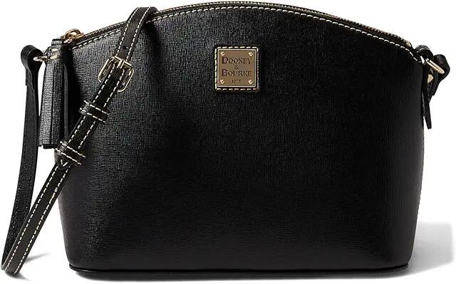 Dooney & Bourke Saffiano Robin Crossbody (Black) Handbags Cover