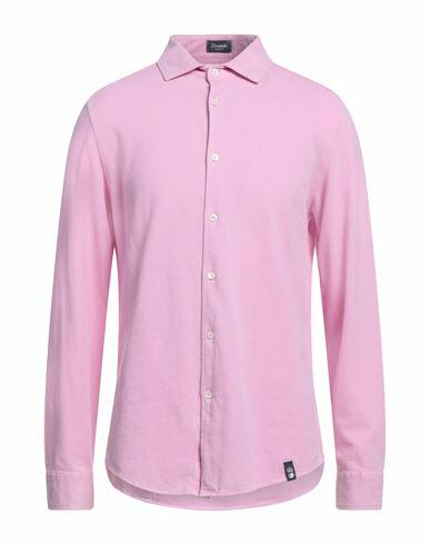 Drumohr Man Shirt Pink Cotton Cover