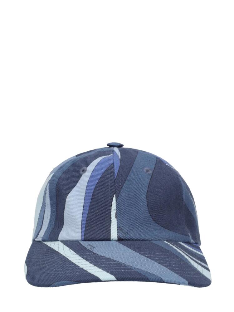 PUCCI Cotton Gabardine Baseball Hat Cover