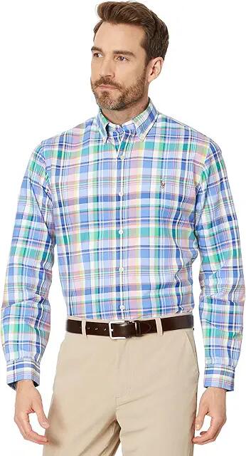 Polo Ralph Lauren Classic Fit Plaid Performance Shirt (Multi) Men's Clothing Cover