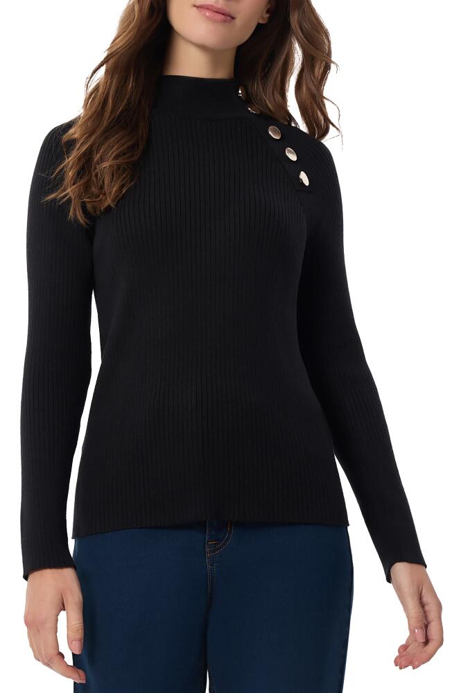 Jones New York Rib Raglan Sweater in Jones Black Cover