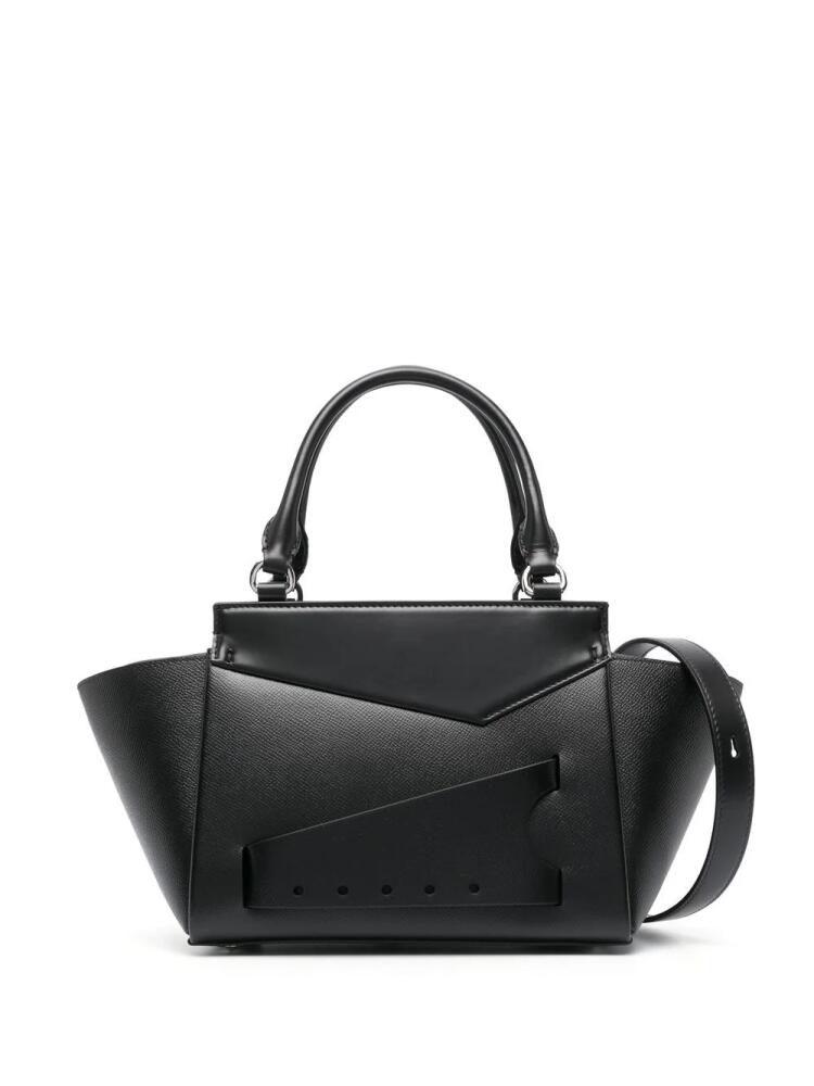 Maison Margiela Snatched leather tote bag - Black Cover