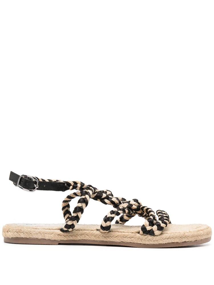 Manebi flat rope sandals - Neutrals Cover