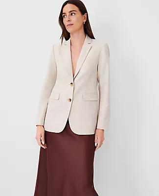 Ann Taylor The Petite Greenwich Blazer in Pinstripe Cover