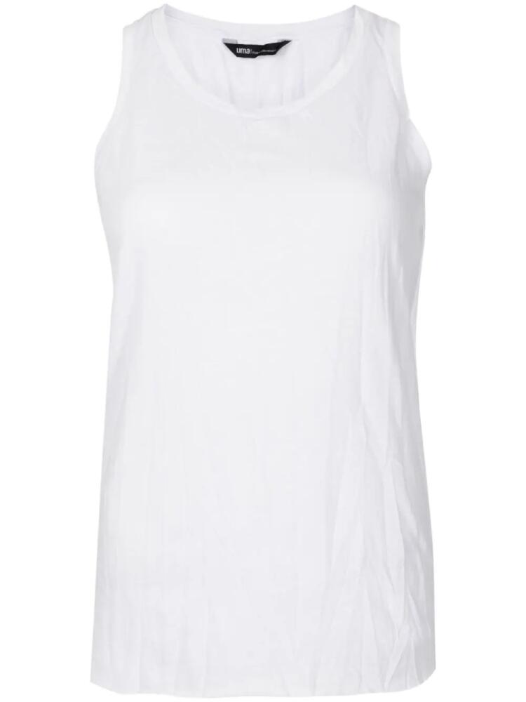 Uma | Raquel Davidowicz Sketch crinkled tank top - White Cover