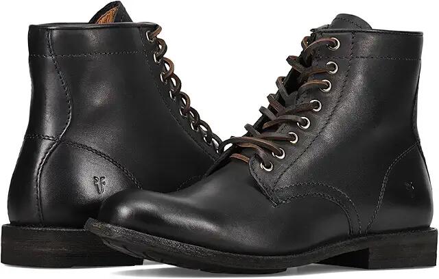 Frye Tyler Flex Lace Up (Black 1) Men's Boots Cover