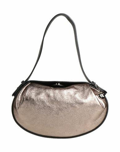 Laura Di Maggio Woman Handbag Bronze Leather Cover