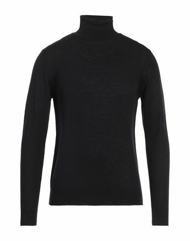 Diktat Man Turtleneck Black Merino Wool Cover