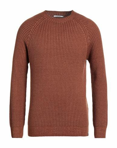 At. p.co Man Sweater Brown Merino Wool Cover